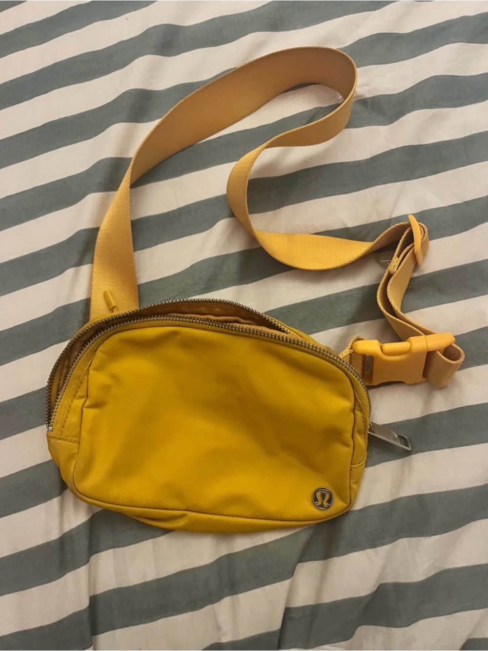 lululemon athletica Yellow Belt Bag with Adjustable Strap